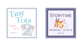 Tiny Tots and Story Time Are Back!